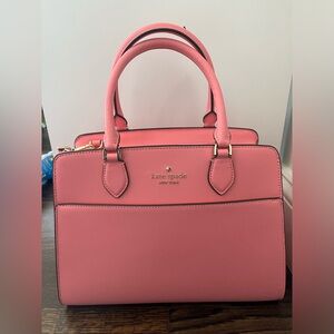 Kate Spade Madison Saffiano Leather Small Satchel Pink